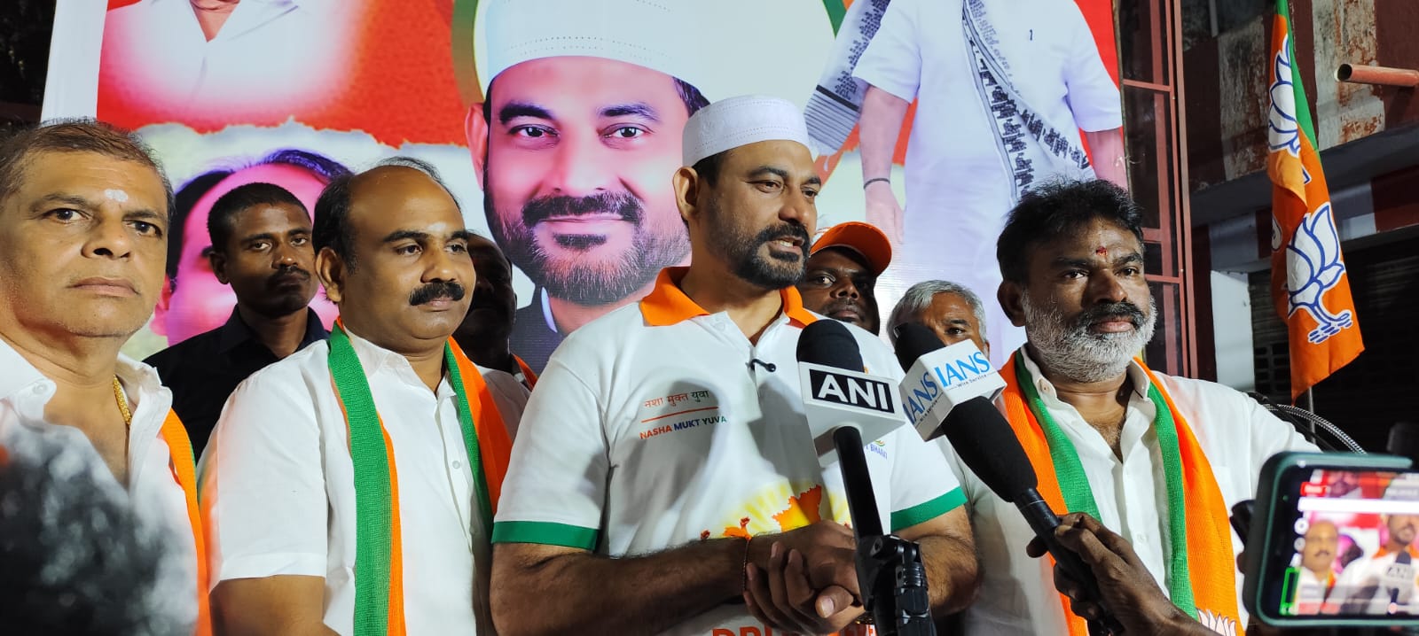 போதையில்லா பாரதத்தை உருவாக்குவோம்! தூத்துக்குடியில் பாஜக சிறுபான்மை அணி தேசிய செயலாளர் வேலூர் இப்ராஹிம் விழிப்புணர்வு பிரசாரம்