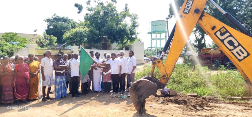 கல்லத்திக்கிணறு - மலைப்பட்டி  இளவேளங்கால் வரை புதிய தார் சாலை அமைக்கும் பணி - ஒட்டப்பிடாரம் சட்டமன்ற உறுப்பினர் எம் சி.சண்முகையா துவக்கி வைத்தார்.